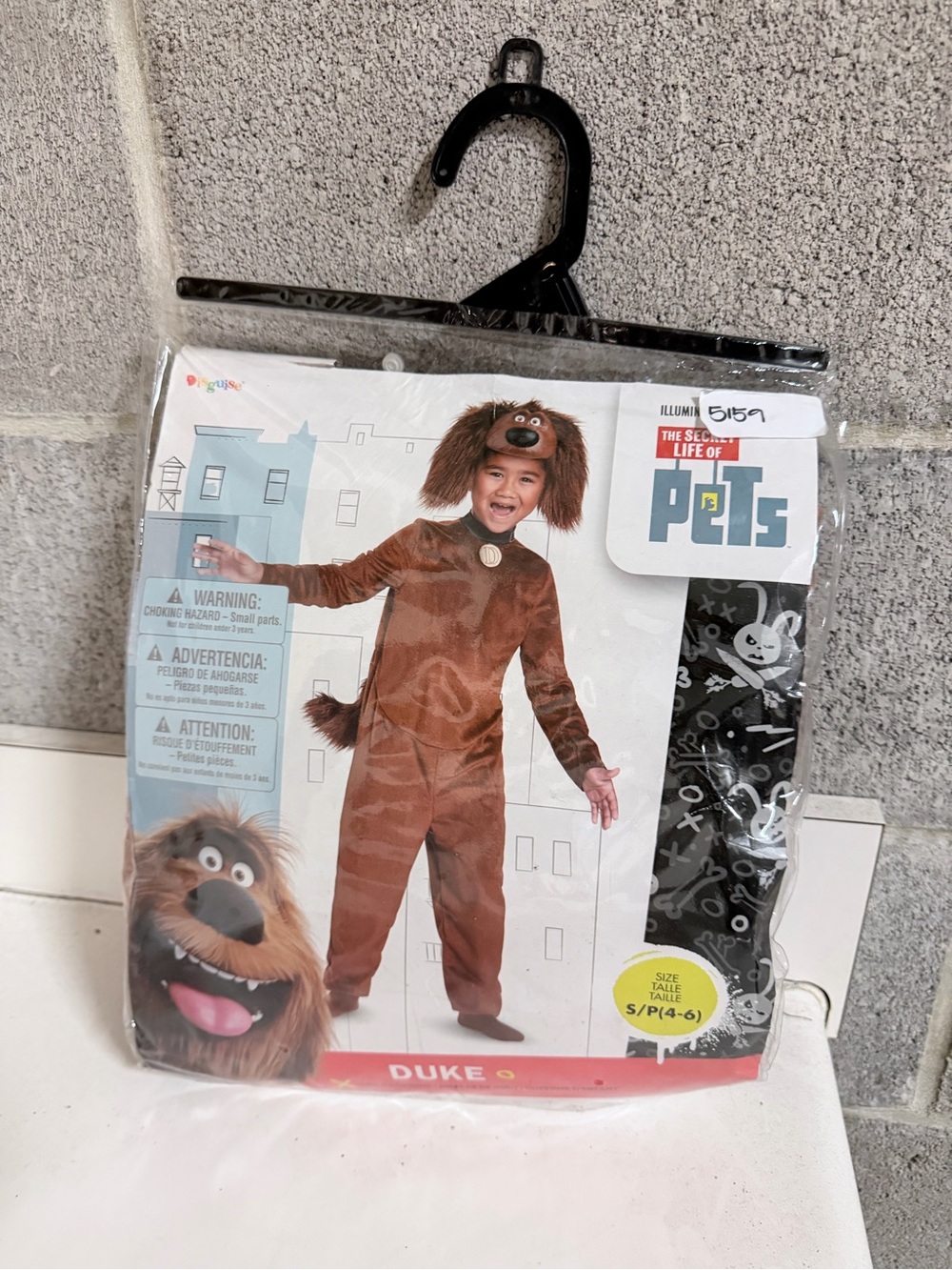 Dog Child Costume THE SECRET LIFE OF PETS Duke